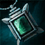 Emerald Mithril Amulet