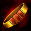 Carnelian Gold Band