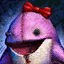 Pink Quaggan Backpack Cover