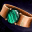 Malachite Copper Ring