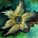 Mini Cobalt Great Jungle Wurm Head