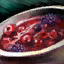 Bowl of Cherry Vanilla Compote