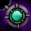 Beryl Platinum Amulet