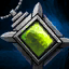 Peridot Silver Amulet
