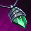 Emerald Platinum Amulet
