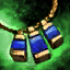 Sapphire Orichalcum Amulet
